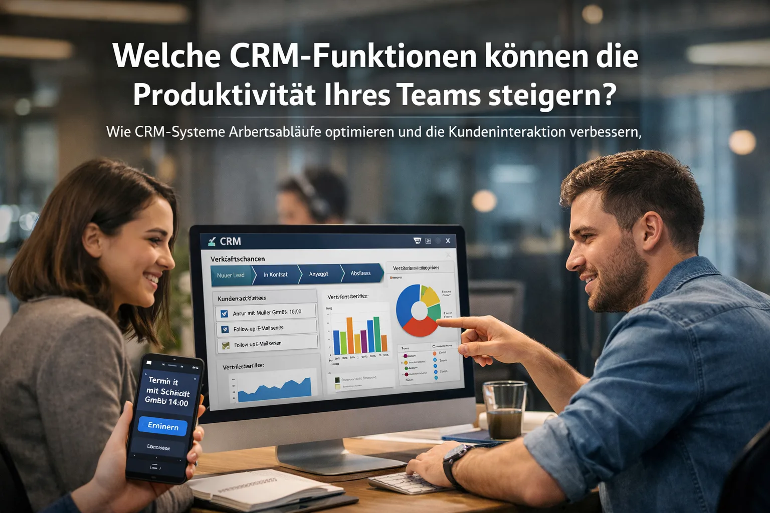Welche CRM-Funktionen können die Produktivität Ihres Teams steigern?
