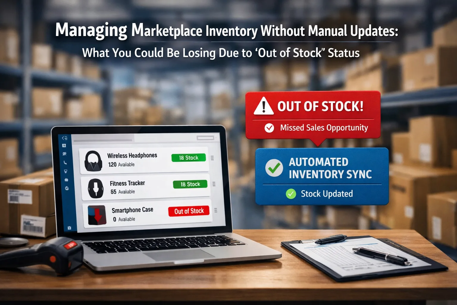 Managing Marketplace Inventory Without Manual Updates: What You Could Be Losing Due to 'Out of Stock' Status