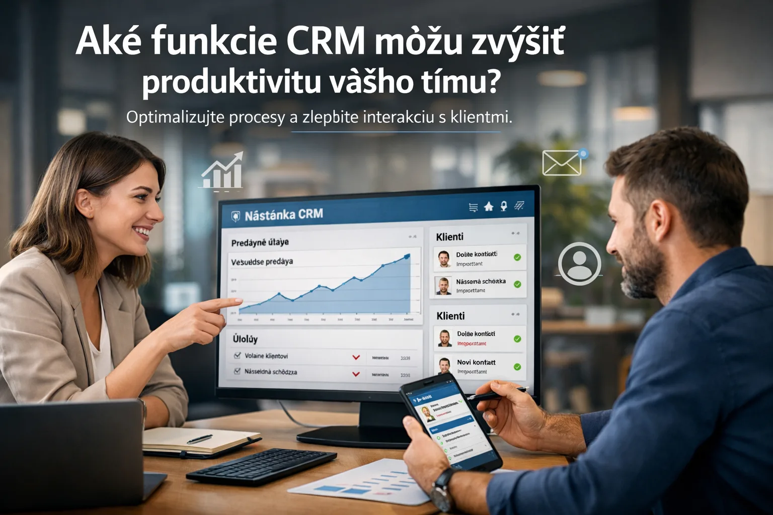 Aké funkcie CRM môžu zvýšiť produktivitu vášho tímu?