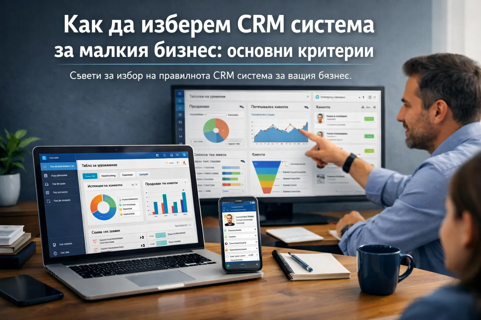 Как да изберем CRM система за малкия бизнес: основни критерии