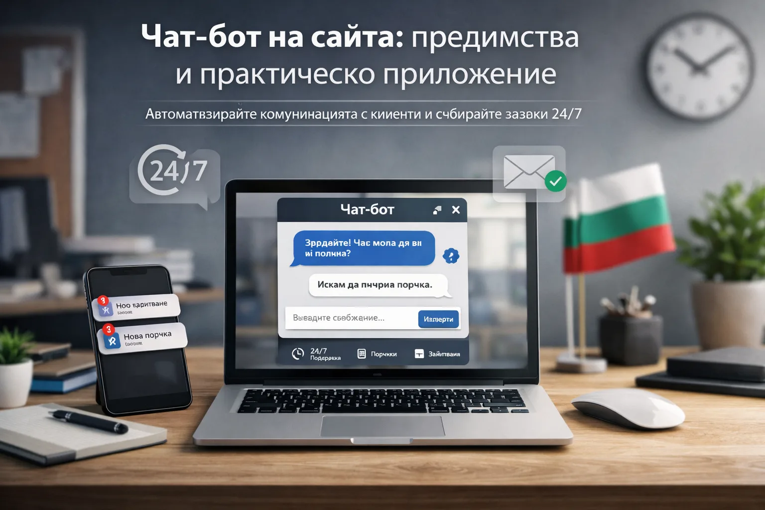 Чат-бот на сайта: предимства и практическо приложение