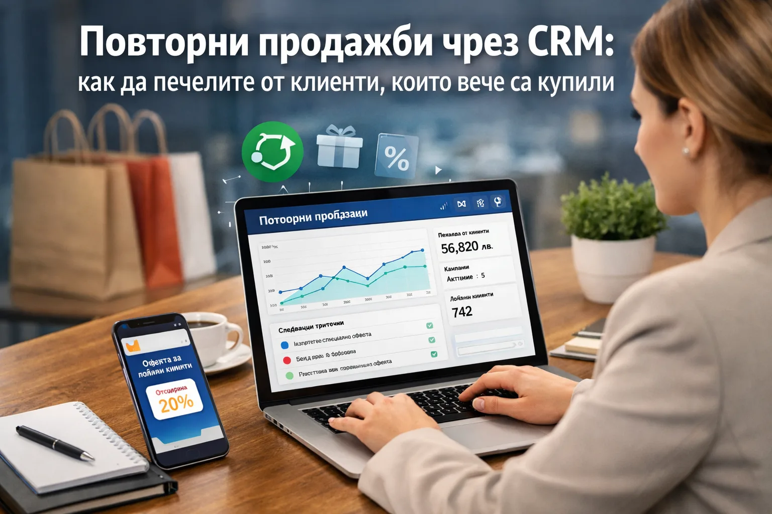 Повторни продажби чрез CRM: как да печелите от клиенти, които вече са купили