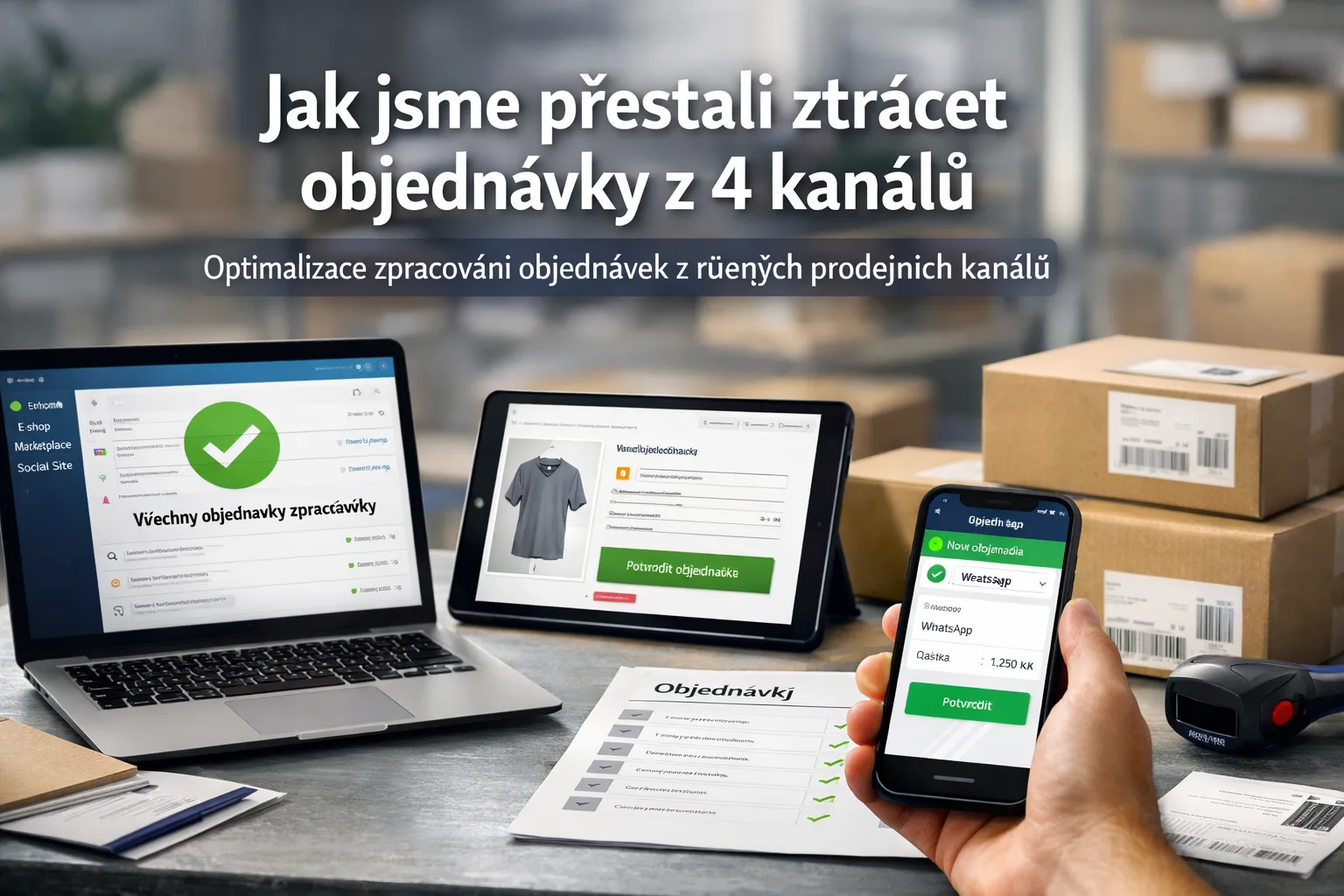 Jak jsme přestali ztrácet objednávky z 4 kanálů