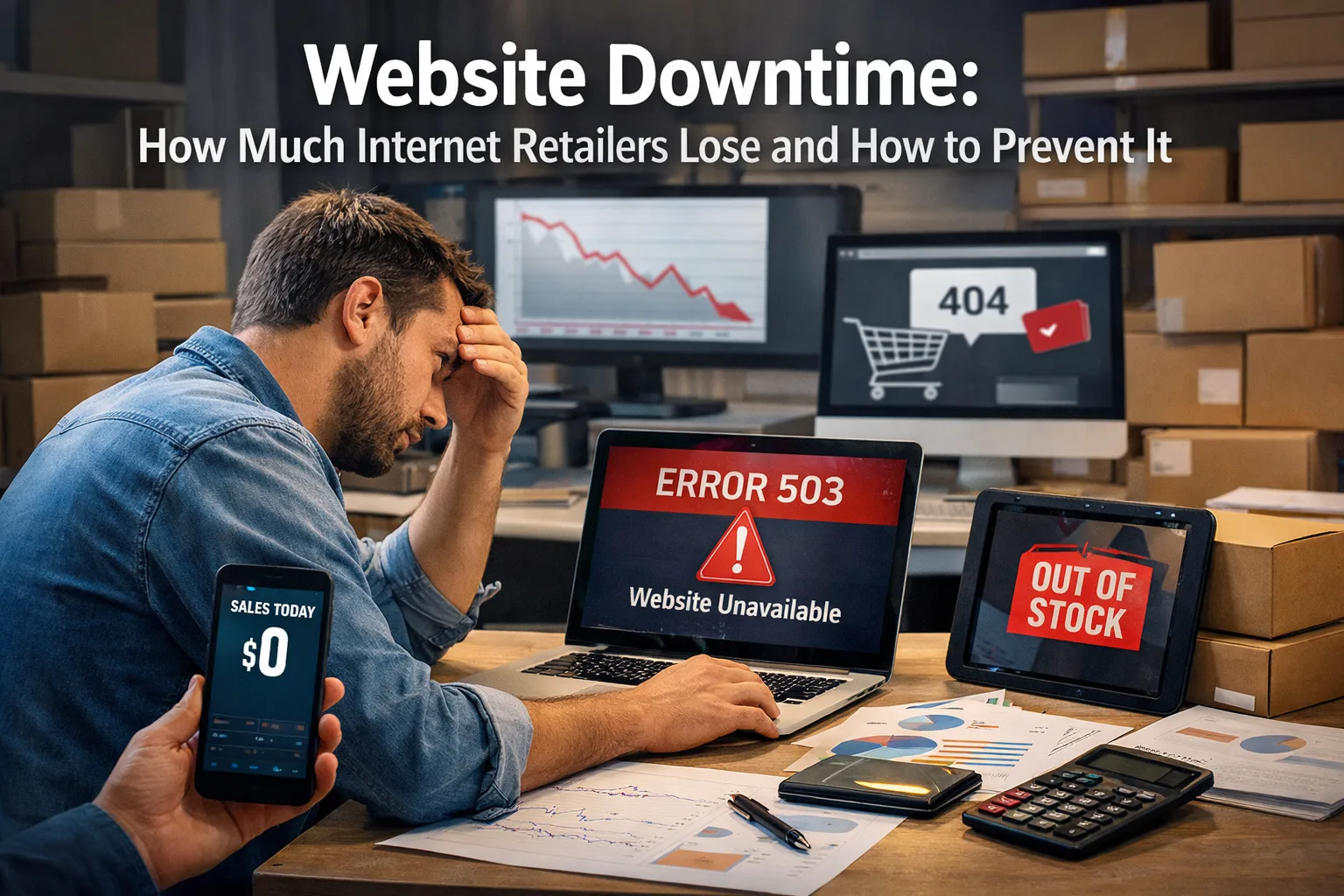 Website Downtime: How Much Internet Retailers Lose and How to Prevent It