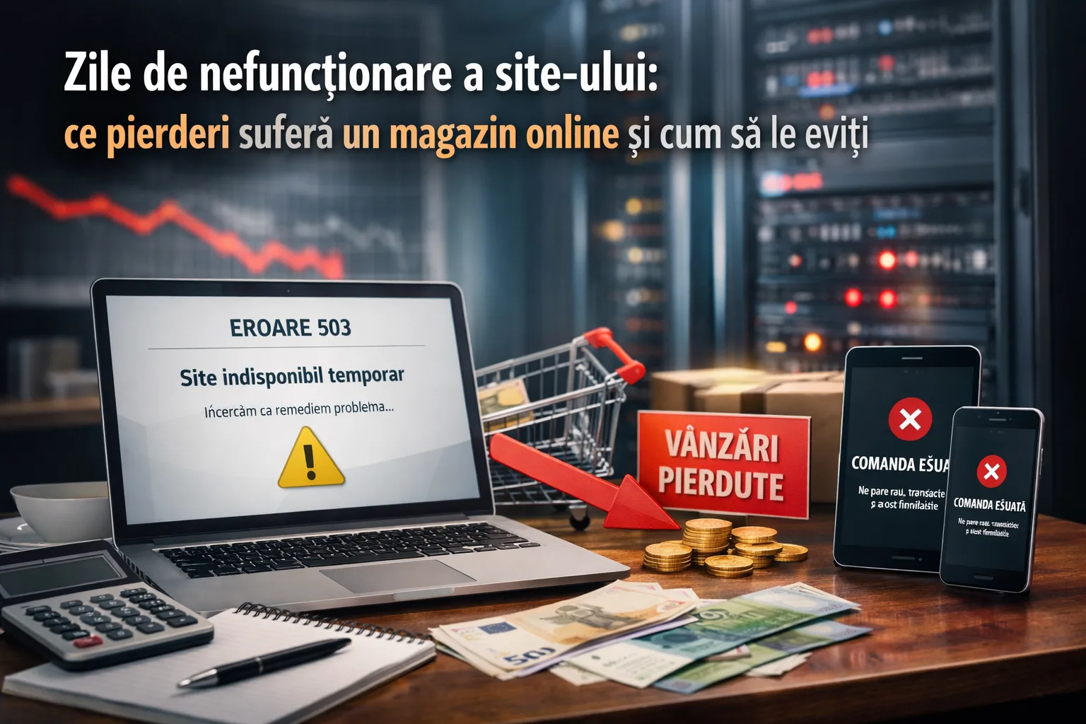 Zile de nefuncționare a site-ului: ce pierderi suferă un magazin online și cum să le eviți