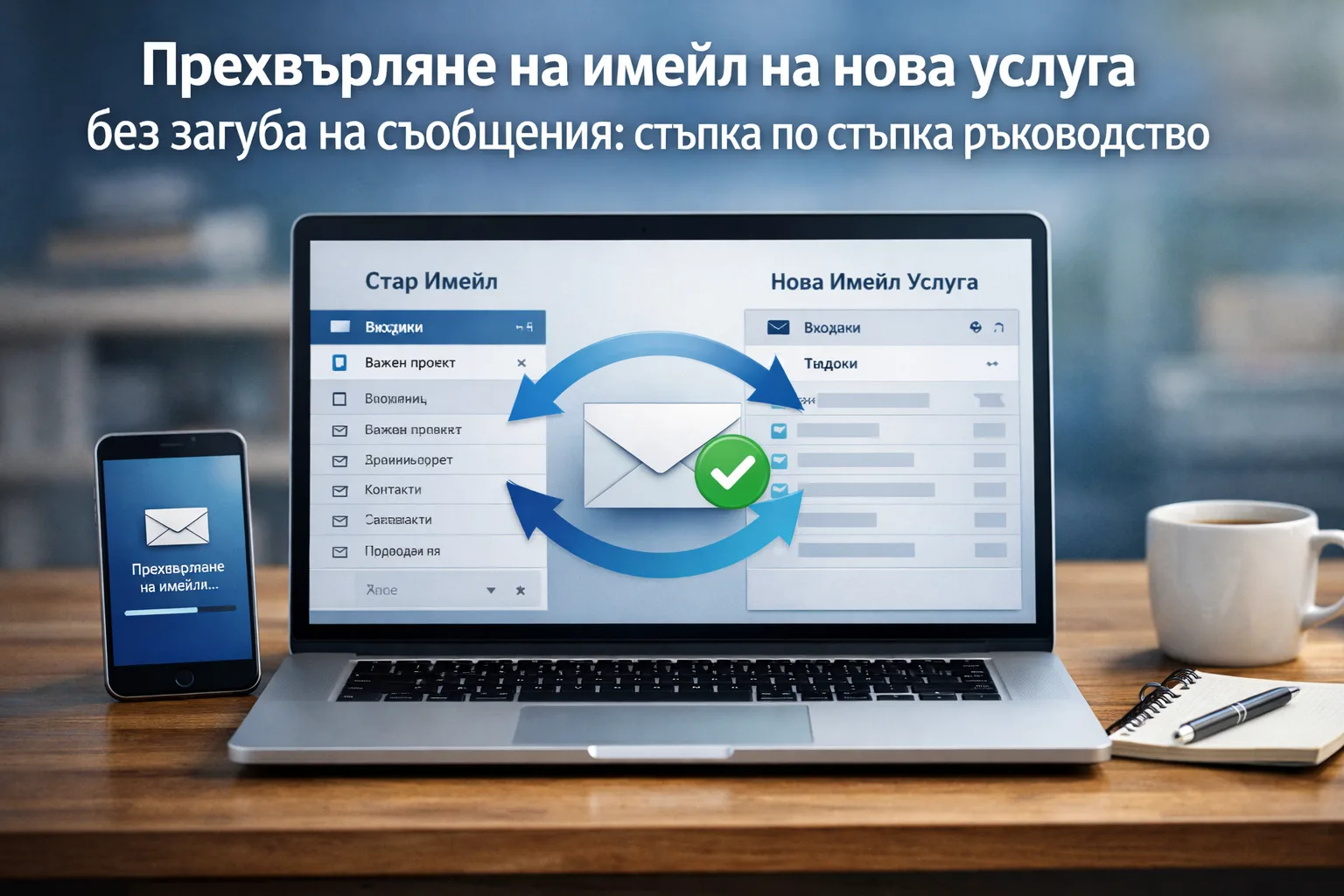 Прехвърляне на имейл на нова услуга без загуба на съобщения: стъпка по стъпка ръководство