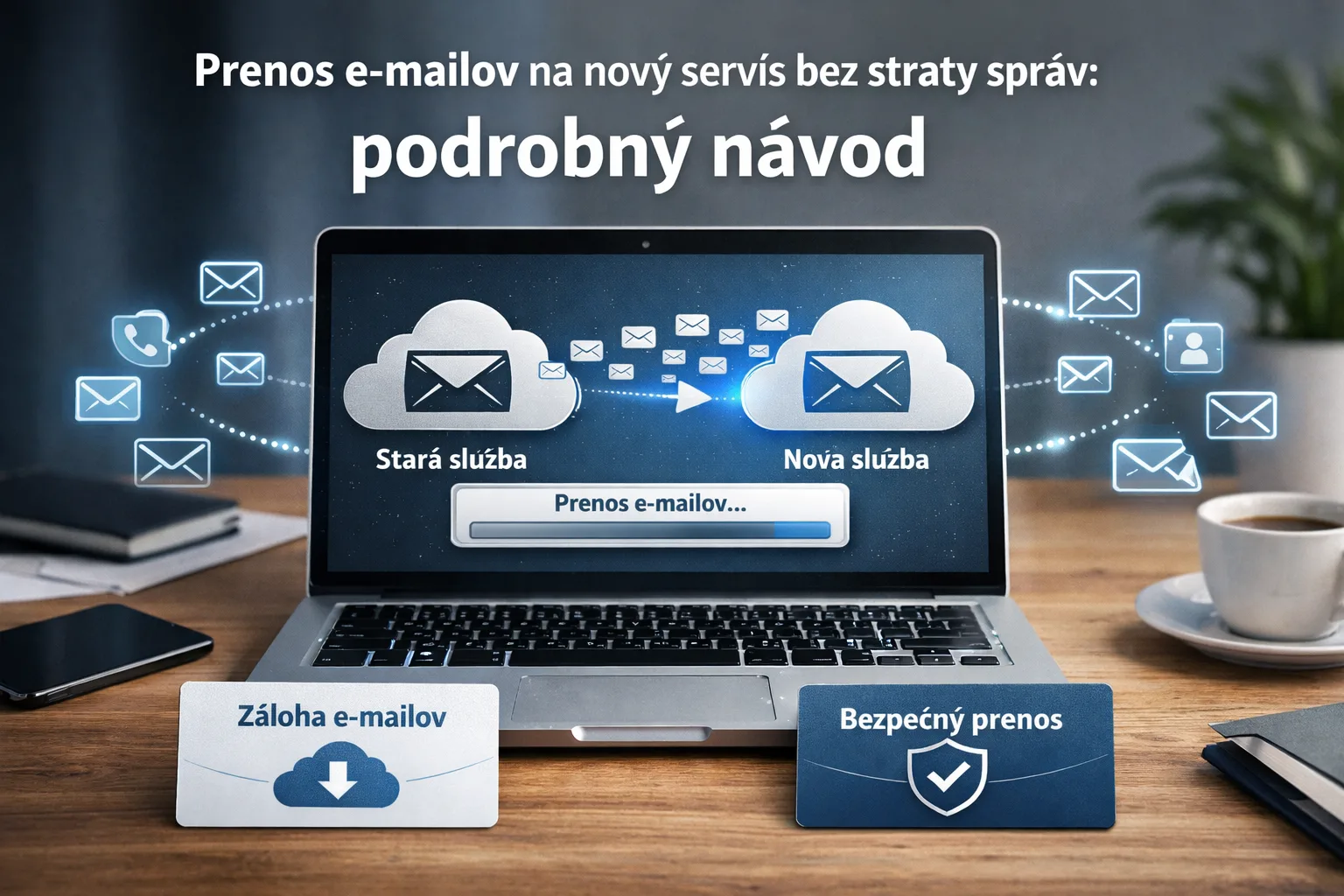 Prenos e-mailov na nový servis bez straty správ: podrobný návod
